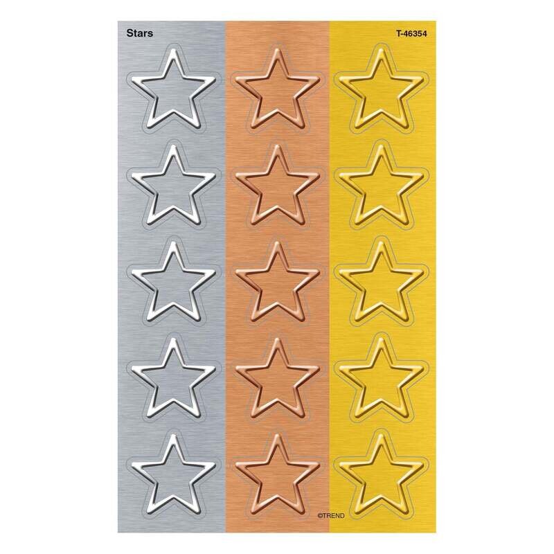 STARS METAL THEME  STICKERS