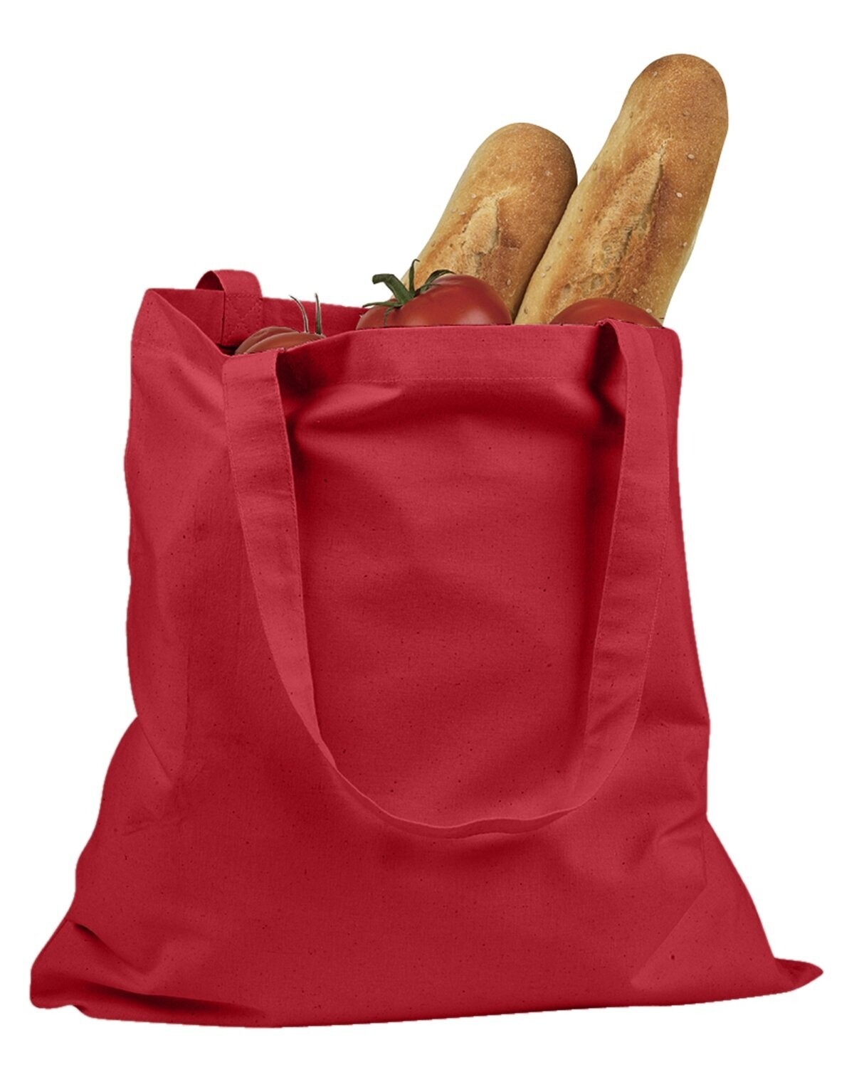 RED CANVAS TOTE