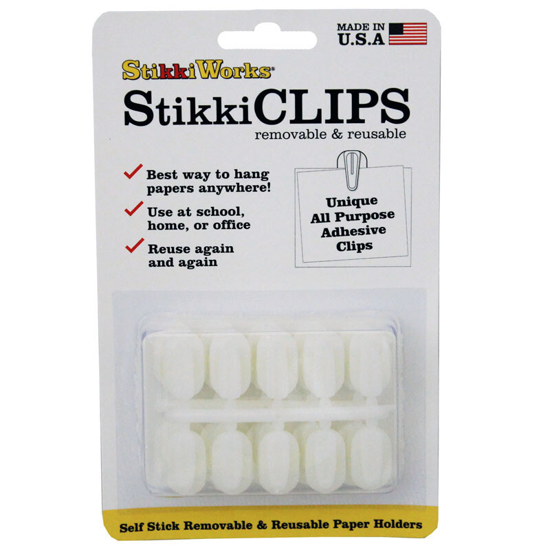 STIKKI CLIPS WHITE 30PK