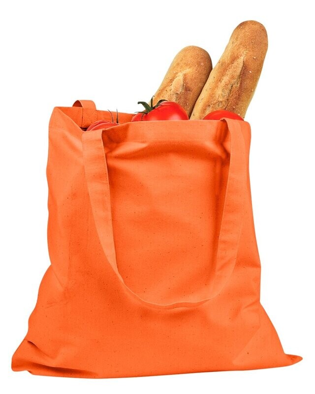 ORANGE CANVAS TOTE