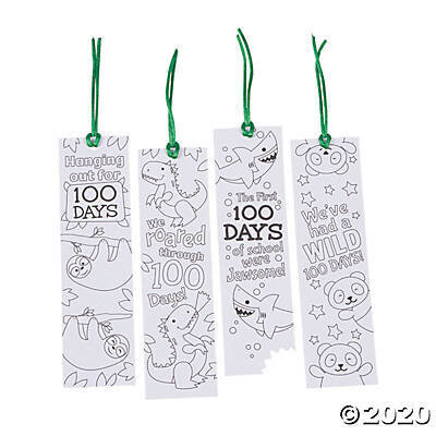 CYO 100TH DAY BOOKMARKS