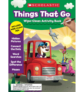 THINGS THAT GO WIPE-CLEAN ACTIVITY BOOK