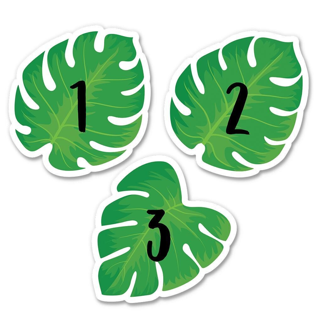 Palm Paradise Monstera LEAVES CALENDAR DAYS