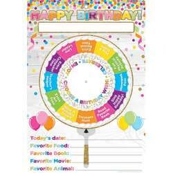 BIRTHDAY WISHES SMART WHEEL