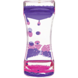 PINK &amp; PURPLE LIQUID MOTION BUBBLER