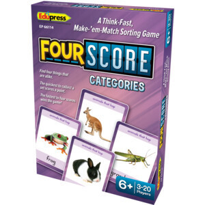 FOUR SCORE CARD GAME; CATEGORIES