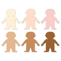 MULTICULTURAL PEOPLE CUTOUTS