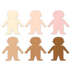 MULTICULTURAL PEOPLE CUTOUTS
