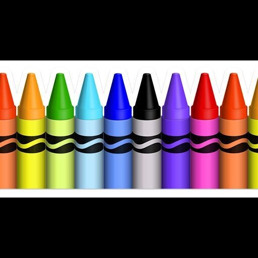 CRAYOLA CRAYONS EXTRA WIDE BORDER