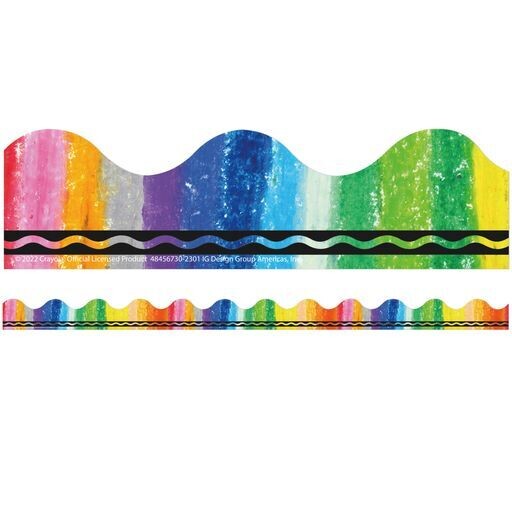 CRAYOLA RAINBOW BORDER