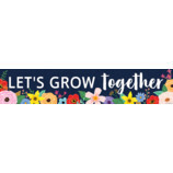 WILDFLOWERS LET'S GROW TOGETHER BANNER