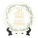 PLATE 50 YEARS AGO WITH STAND
