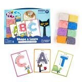 PETE THE CAT SHAPE AND LEARN WITH ALPHABET SET PLAYFOAM