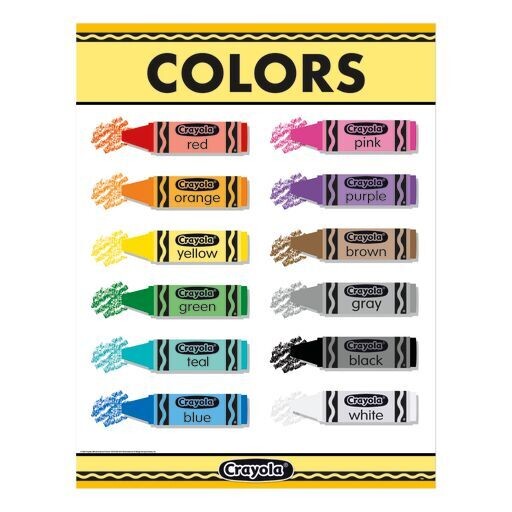 CRAYOLA COLOR CHART
