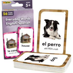 EVERYDAY WORDS ENGLISH/SPANISH FLASH CARDS
