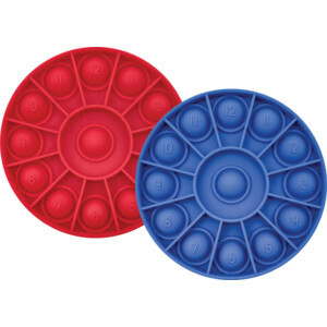 PUSH AND POP NUMBER WHEEL