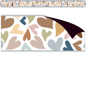 EVERYONE IS WELCOME HEARTS MAGNETIC BORDER