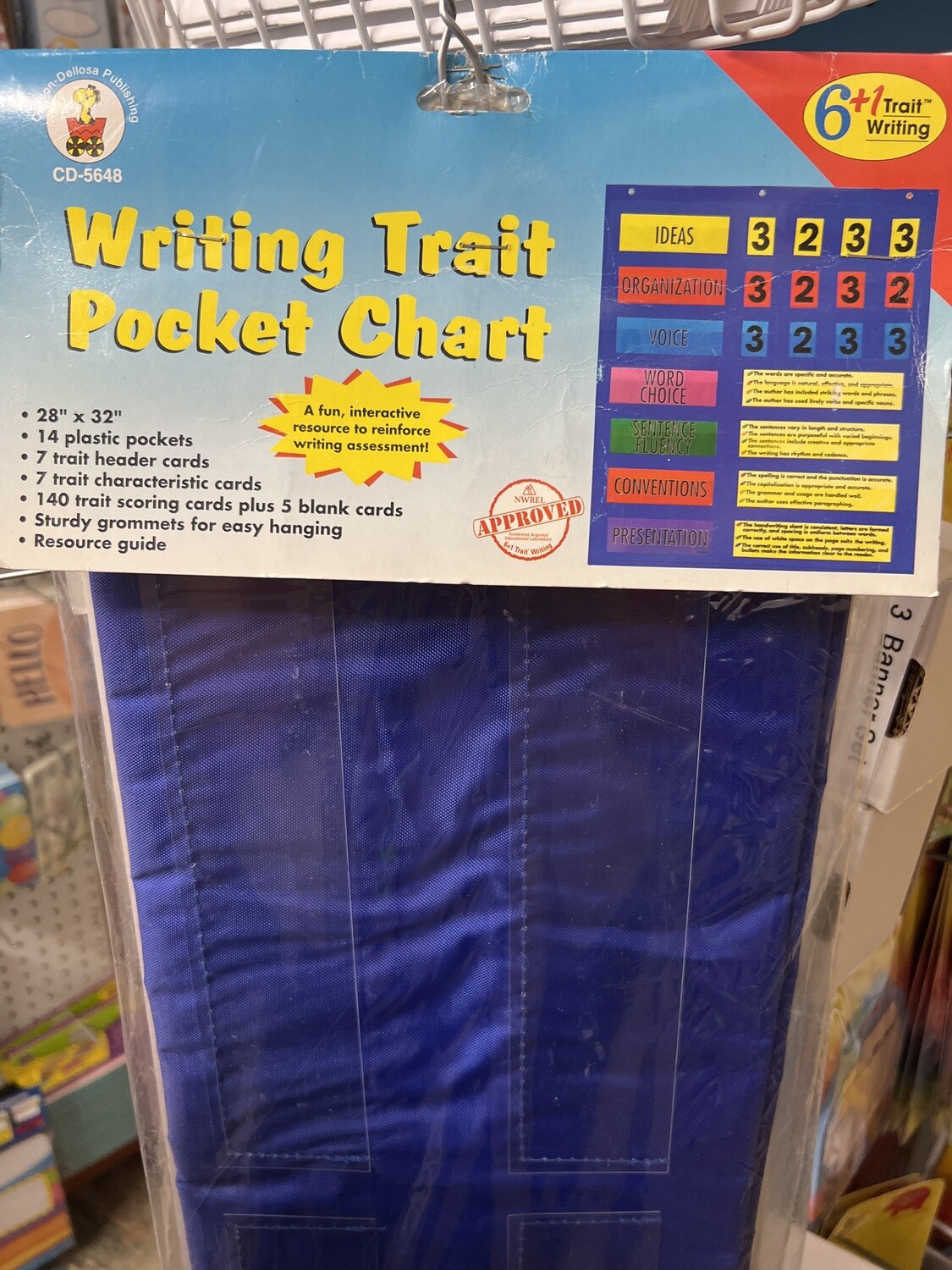 @ WRITING TRAIT POCKET CHART
