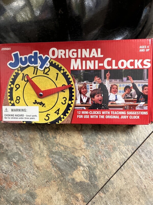 @ JUDY ORIGINAL MINI-CLOCKS - 12 COUNT