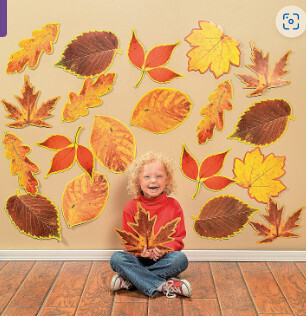 INDIVIDUAL JUMBO FALL LEAVES