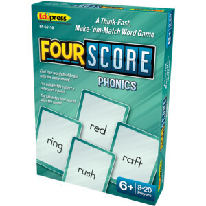 FOUR SCORE CARD GAME; PHONICS