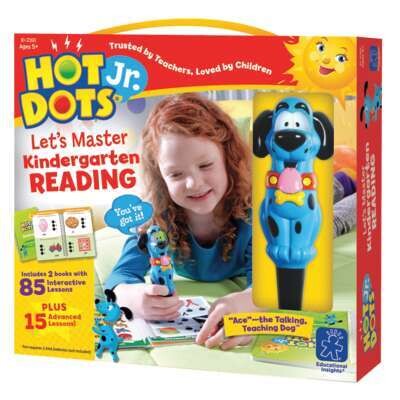 HOT DOTS JR LET&#39;S MASTER KINDERGARTEN READING SET WITH ACE PEN