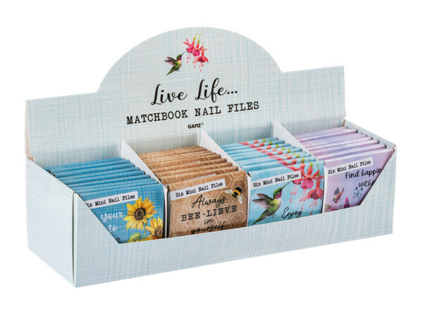 LIVE LIFE MATCHBOOK NAIL FILES