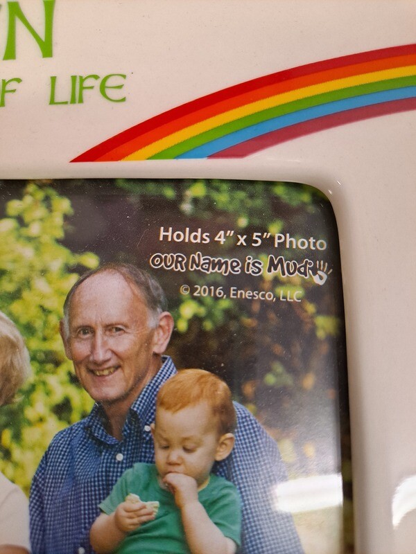 IRISH GRANDPARENT FRAME-POT OF GOLD