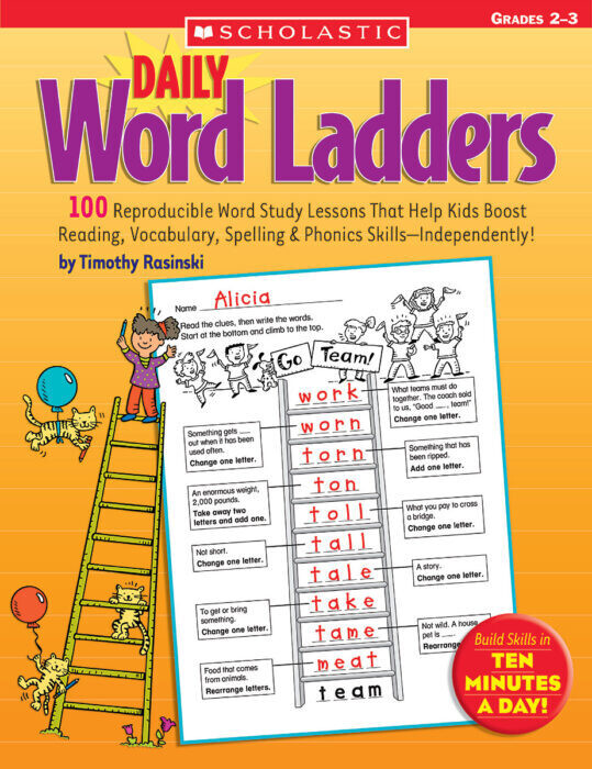 DAILY WORD LADDERS  GR 2-3