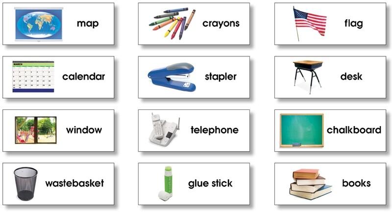 BASIC CLASSROOM LABEL CARDS