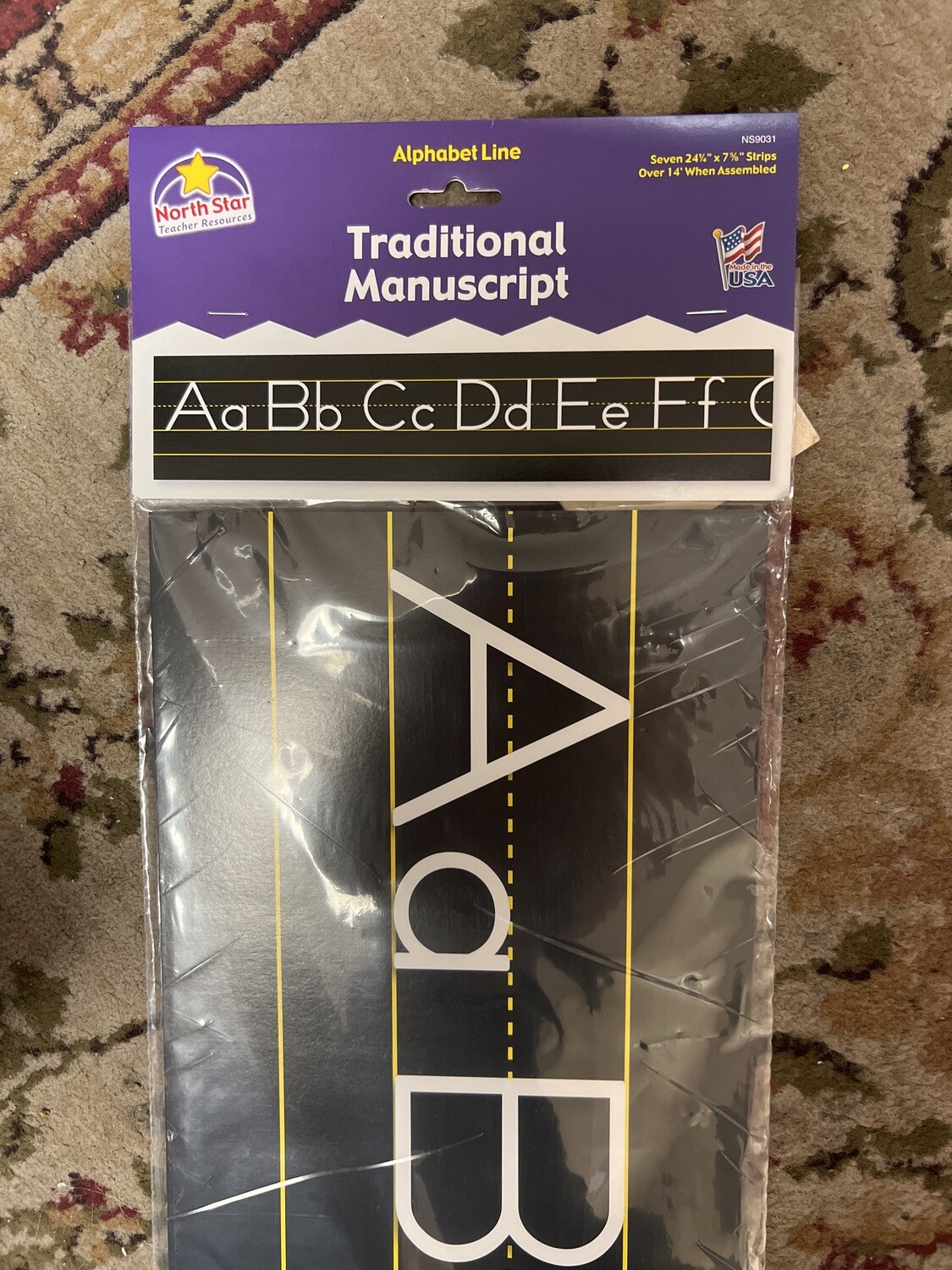 TRADITIONAL MANUSCRIPT ALPHABET LINE