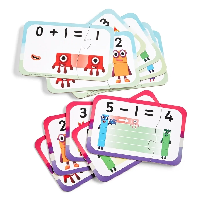 NUMBERBLOCKS ADDING AND SUBTRACTIG PUZZLE SET