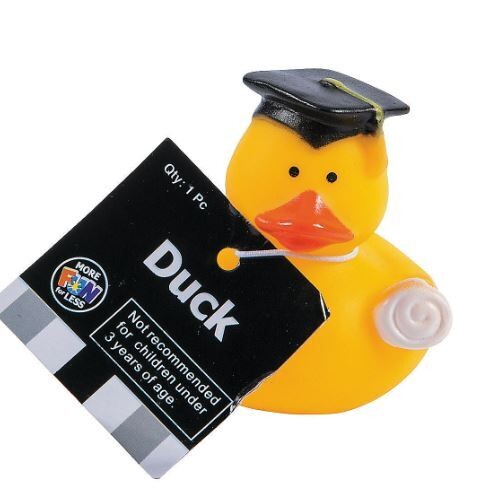 GRADUATION RUBBER DUCKIES