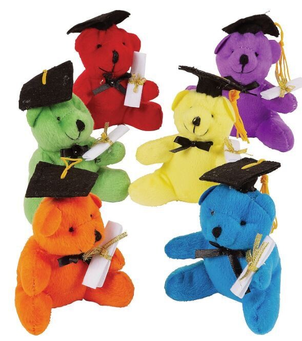 PLUSH GRADUATION BEARS