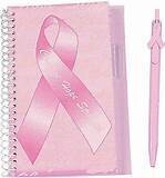 PINK RIBBON SMALL NOTEBOOK WITH PEN