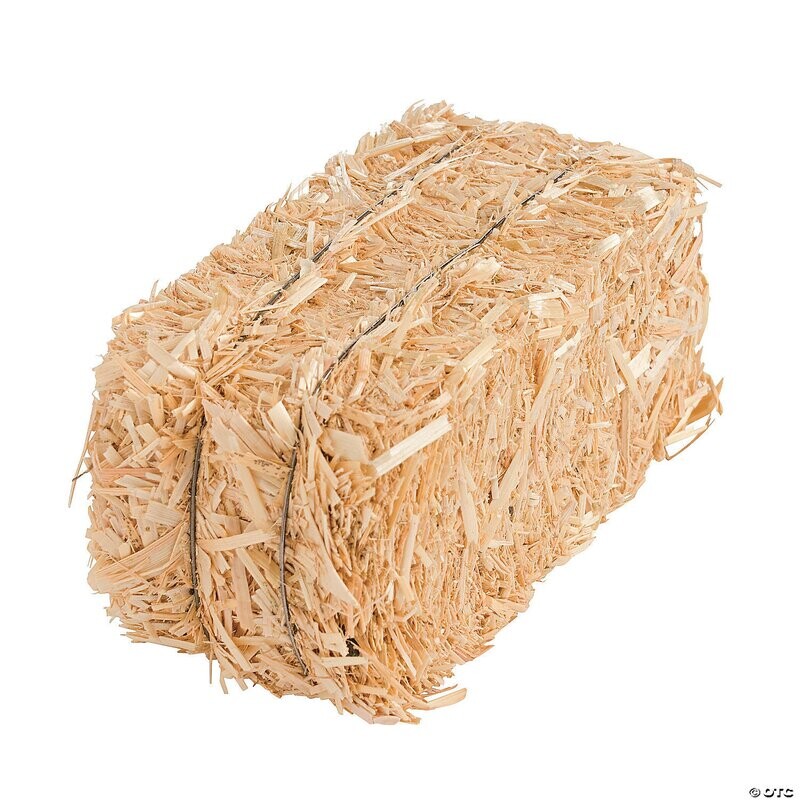 SMALL HAY BALE 2.5&quot;X 2.5&quot; X 5&quot;