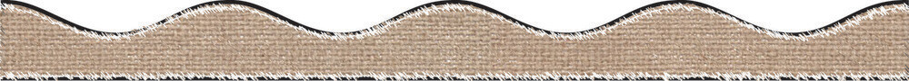 BURLAP SCRIBBLE MAGNETIC BORDER