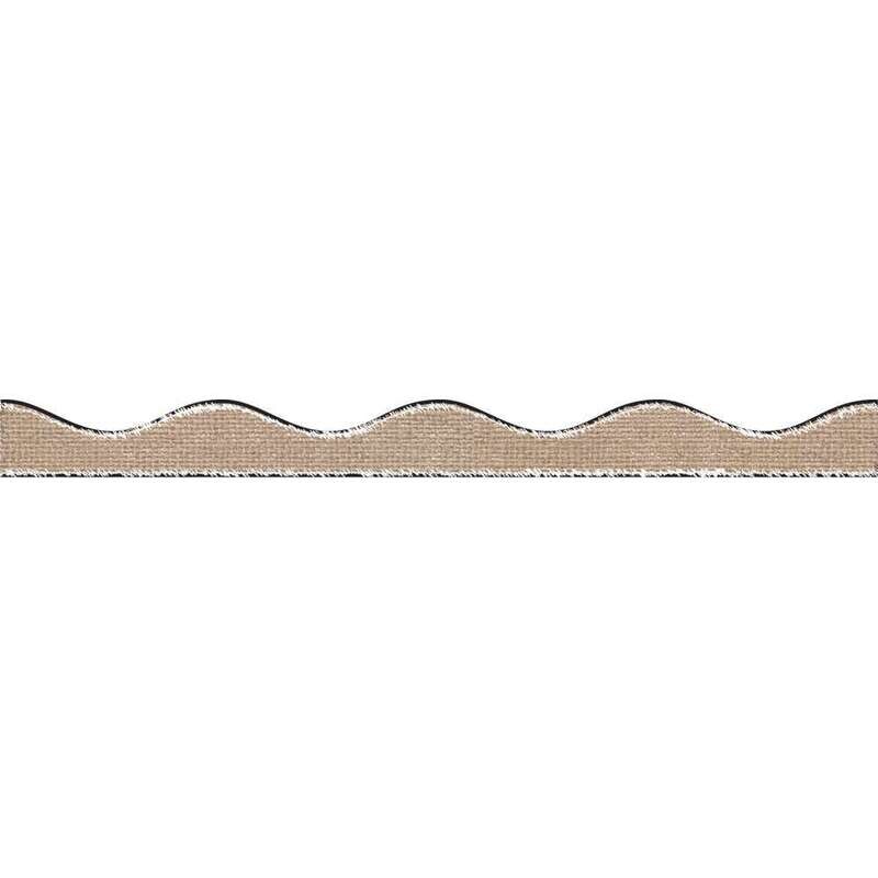 BURLAP SCRIBBLE MAGNETIC BORDER