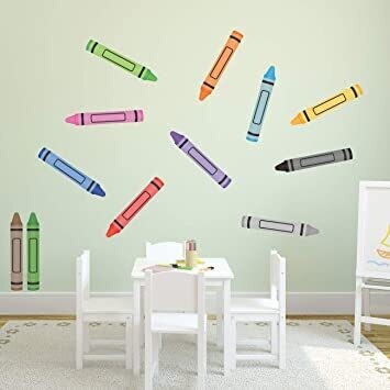 Crayons Peel &#39;N Place