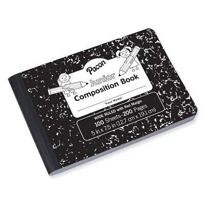 BLACK MARBLE JUNIOR COMPOSTION BOOK
