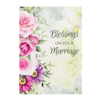 BLESSING ON YOUR MARRIAGE CARD PS 128:5