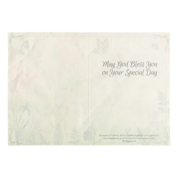 FLORAL HAPPY BIRTHDAY CARD PHIL 4:6