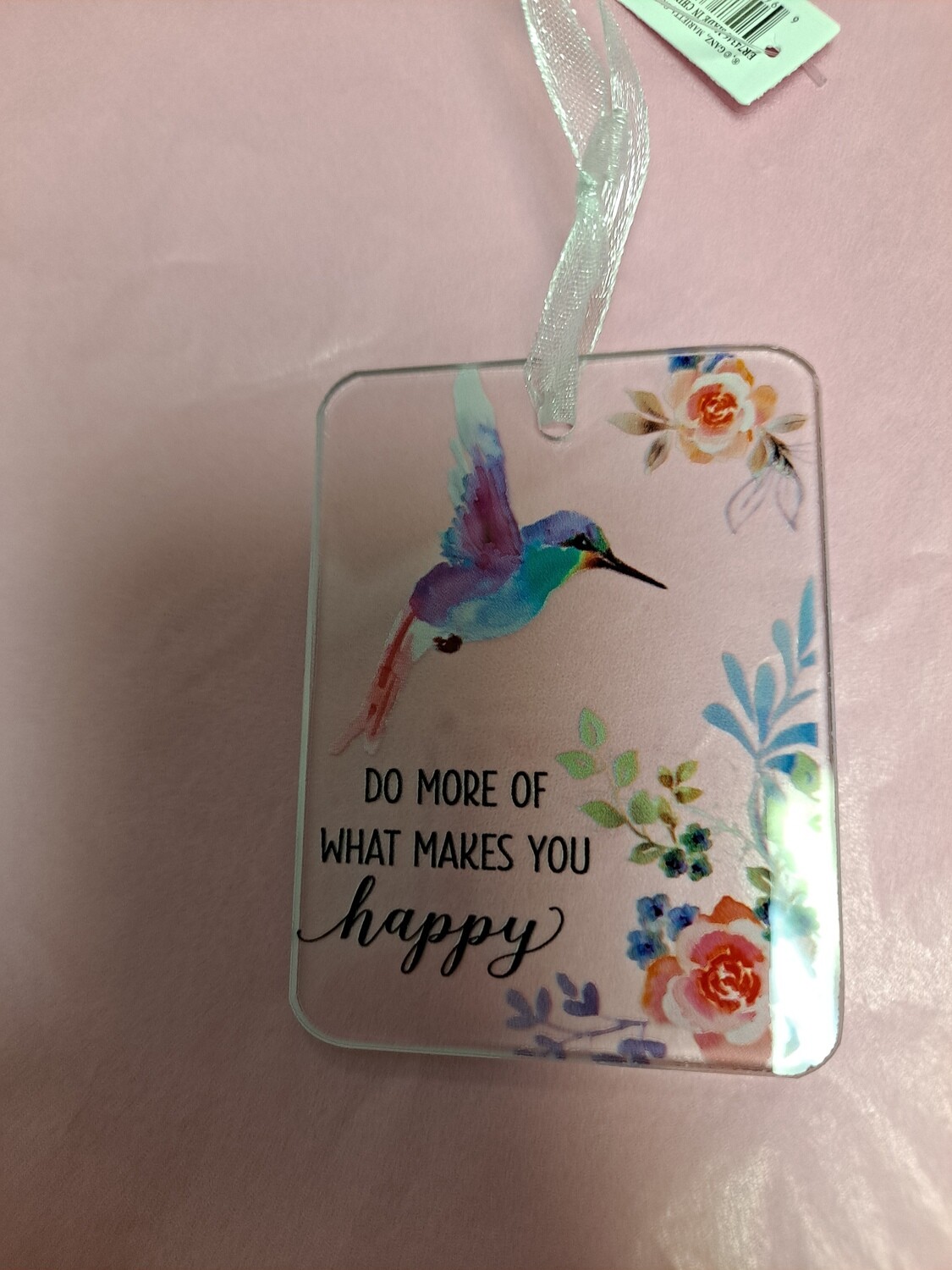 DO MORE OF WHAT MAKES ... GLASS ORNAMENT