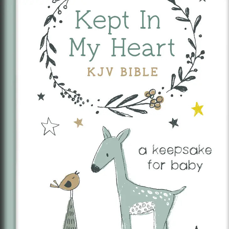 KEPT IN MY HEART KJV pink BIBLE