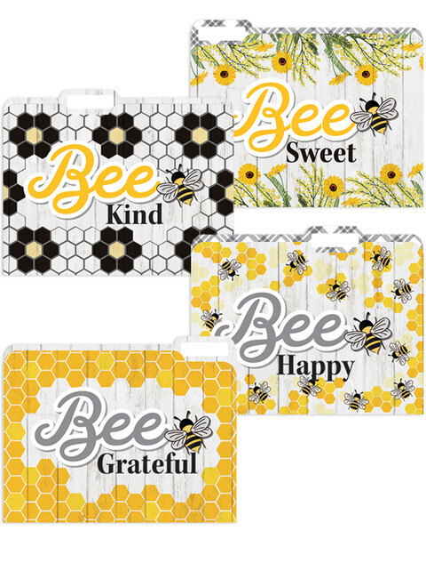 THE HIVE FILE FOLDERS 4 PACK ASSORTED