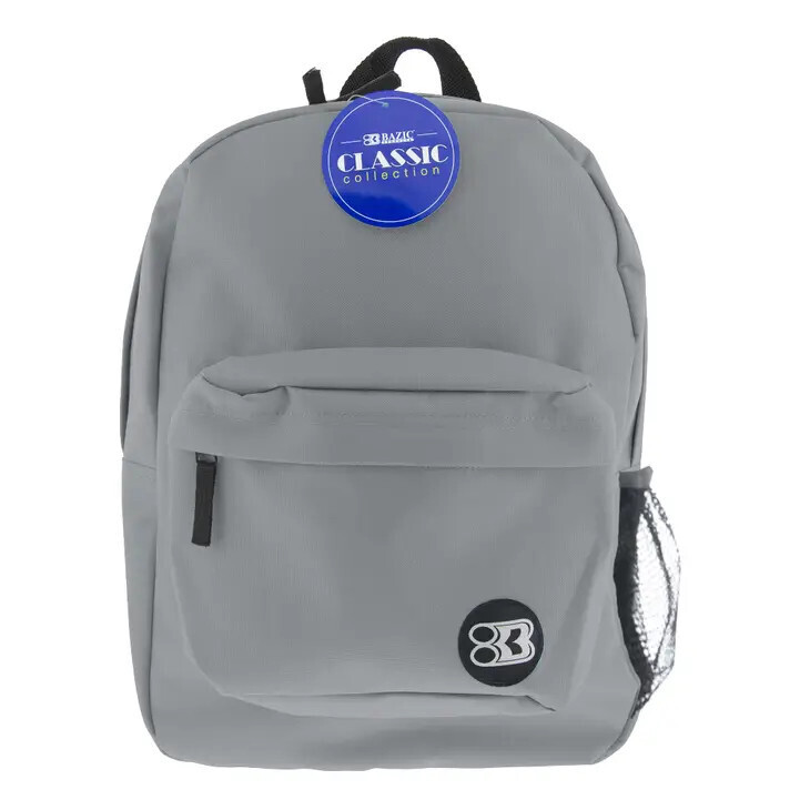 17&quot; GRAY BACKPACK