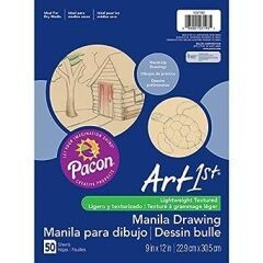 MANILA 9 X 12 PADDED DRAWING PAPER