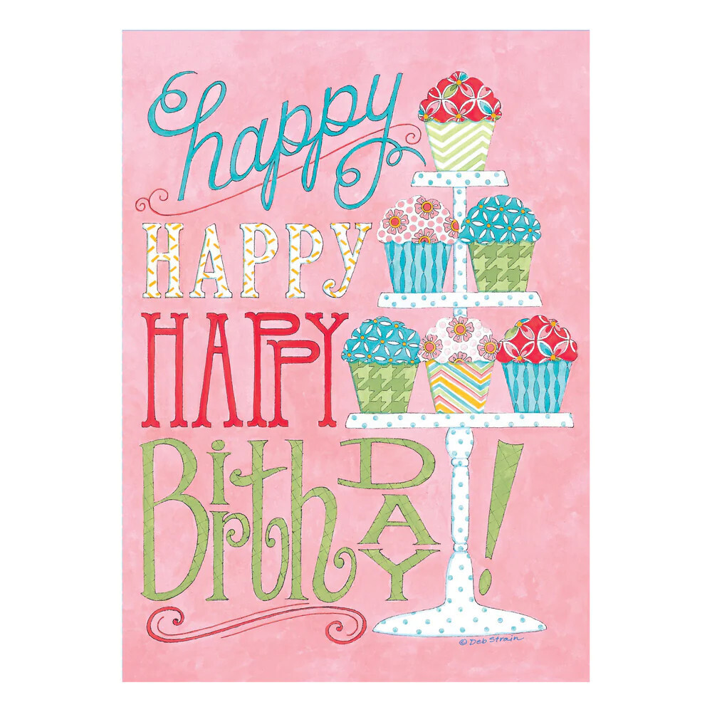 HAPPY HAPPY HAPPY BIRTHDAY CARD