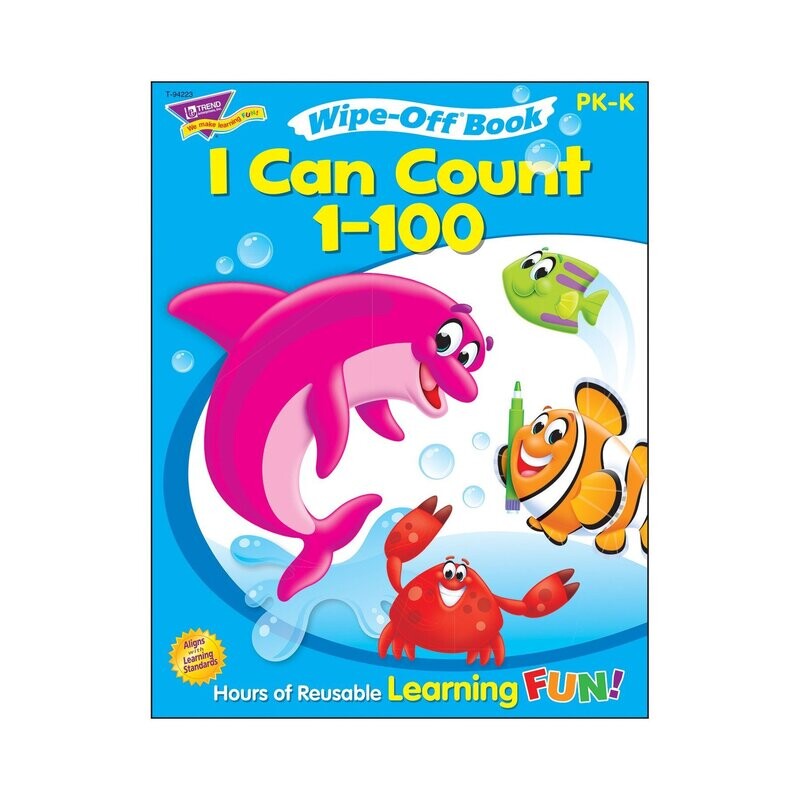 I CAN COUNT 1-100 WIPE OFF BOOK
