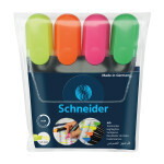Schneider Highlighters Assorted Pack of 4 SCH1500